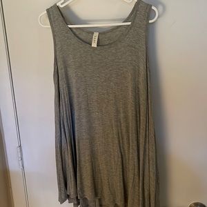 Grey tunic top